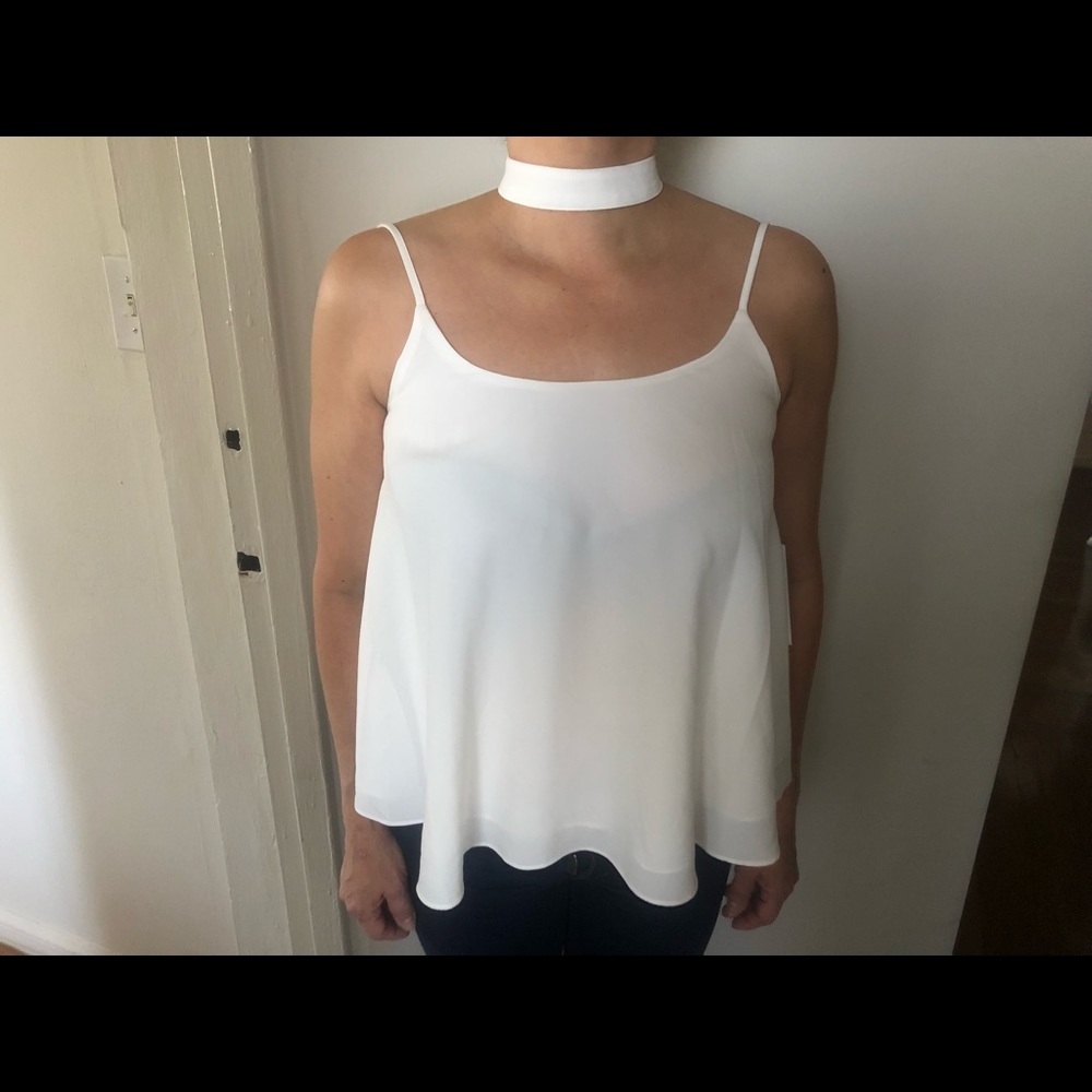 Design Lab by Lord and Taylor Ivory Blouse Size XS